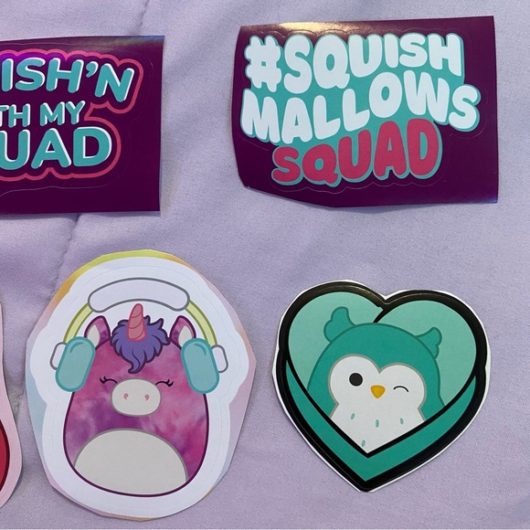 7 squismallows big stickers NEW - Picture 2 of 3